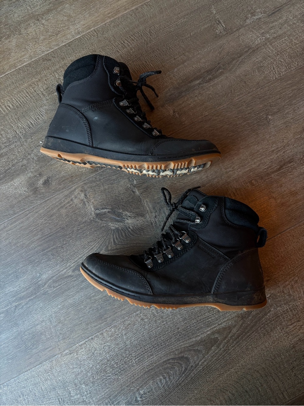 Sorel Ankeny II Hiker WP waterproof boots in Black Men’s 8.5